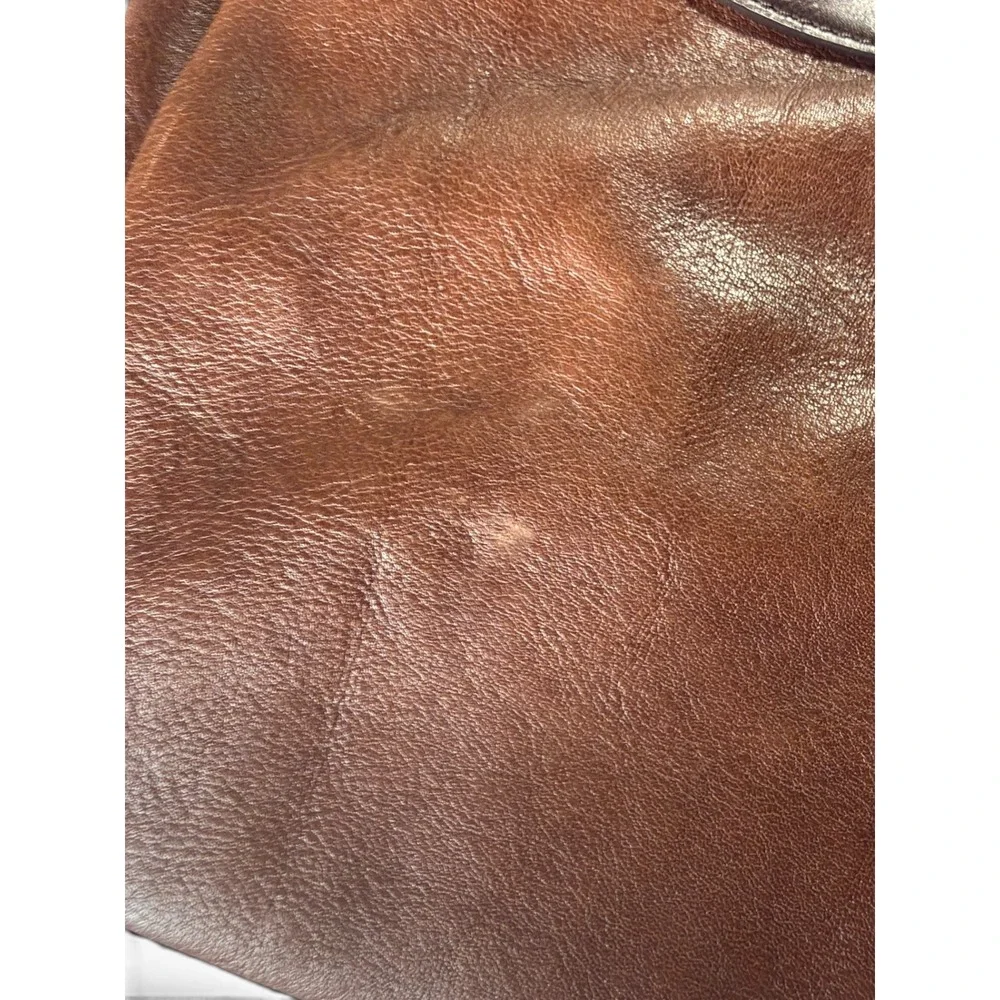 Fossil Evan Commuter Brown Leather Messenger Bag Laptop Briefcase Crossbody